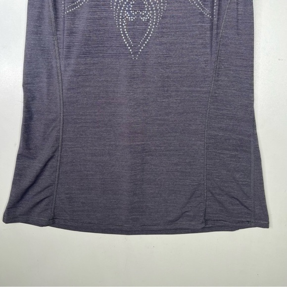 Lululemon Ruched Tank Top Racerback Womens Athletic Shirts Size 6 Unique Graphic - Picture 6 of 13